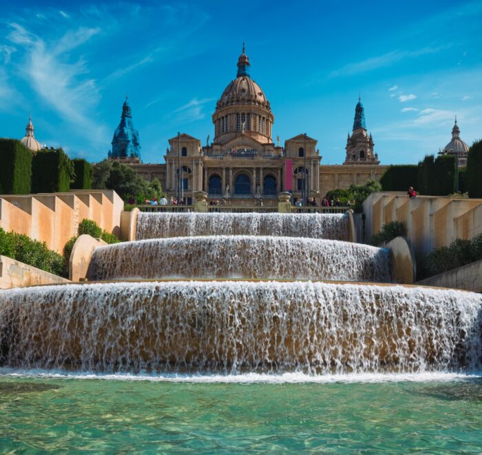 Magic Fountain of Montjuic. Barcelona, Spain
